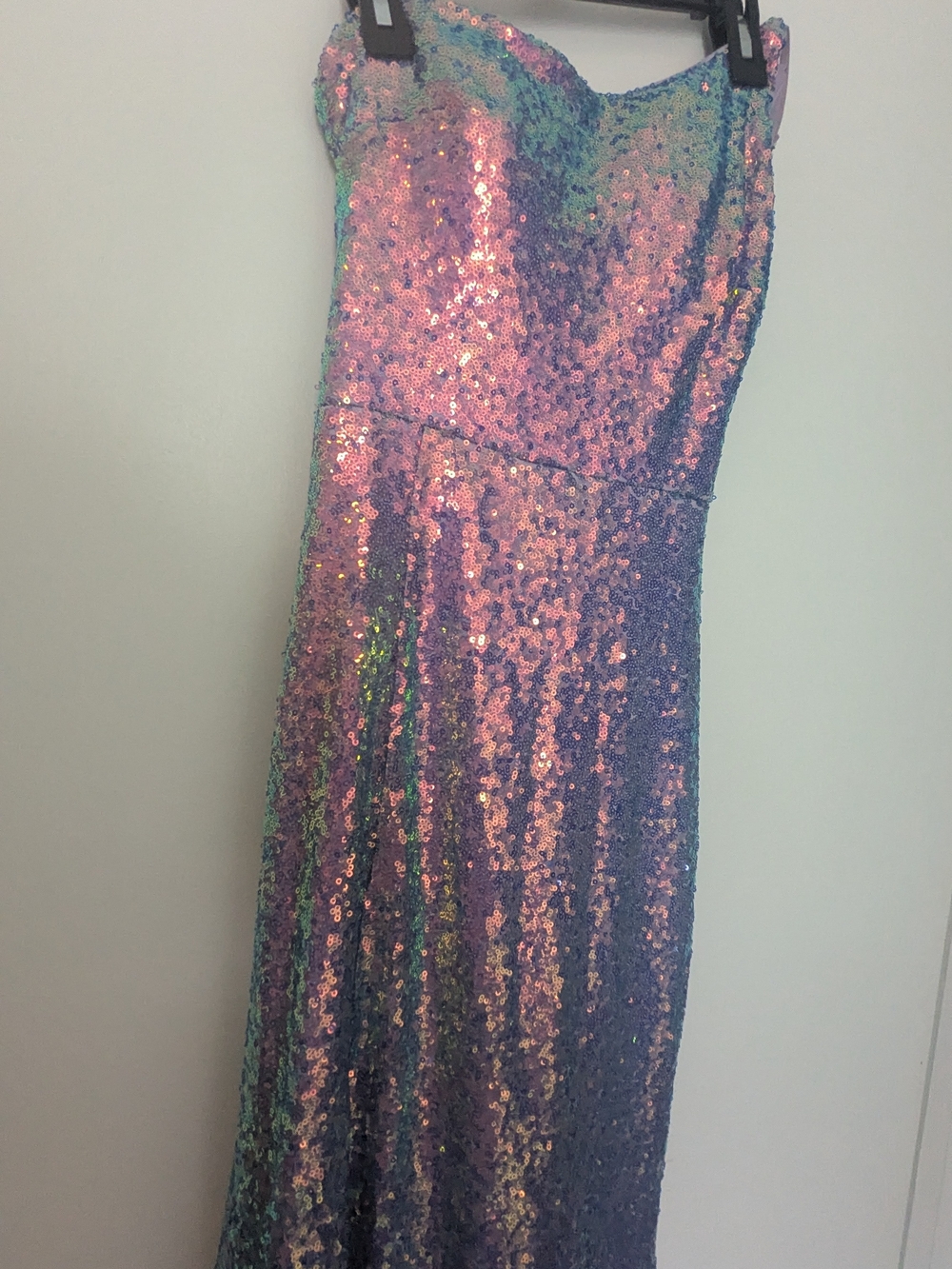 One Shoulder Sparkly Dress